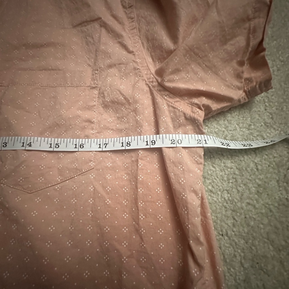 Banana Republic Shirt -Men’s Size L - Light Pink - Short Sleeve Button Up Shirt - Picture 4 of 5